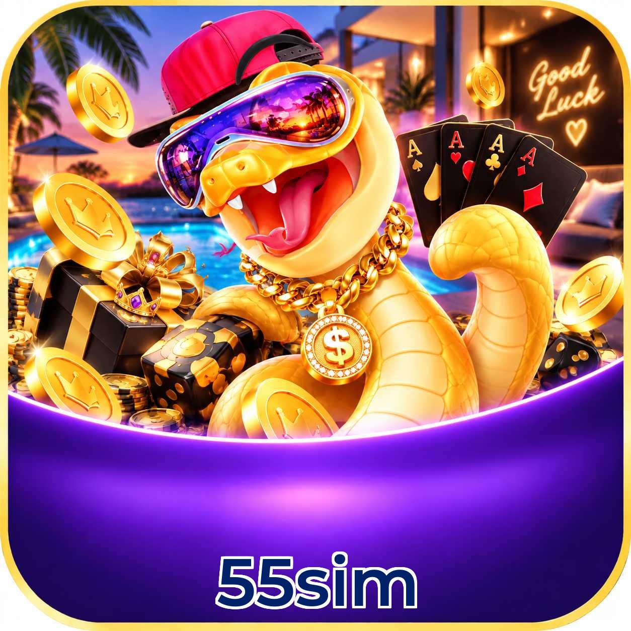 55sim Logo